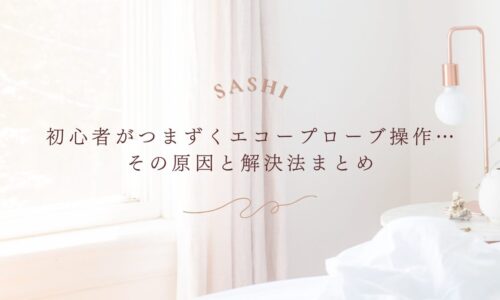 エコープローブ操作で初心者がつまずく原因と解決法を