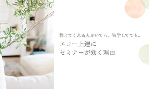 エコーが上達しない人にこそセミナー受講が効果的な理由