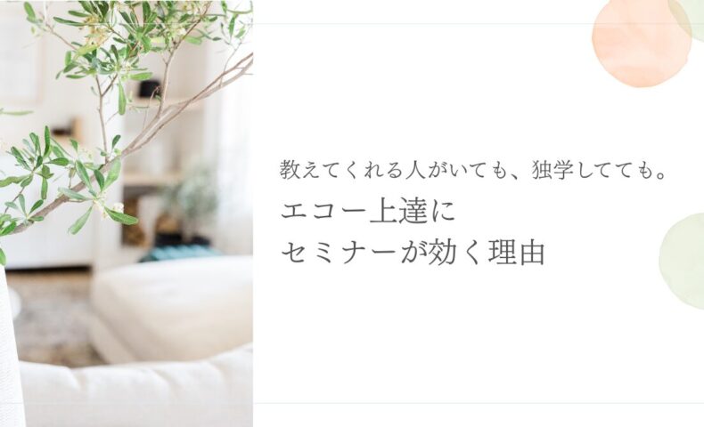 エコーが上達しない人にこそセミナー受講が効果的な理由