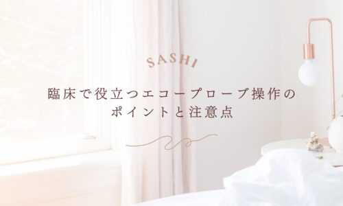 臨床で役立つエコープローブ操作のポイントと注意点