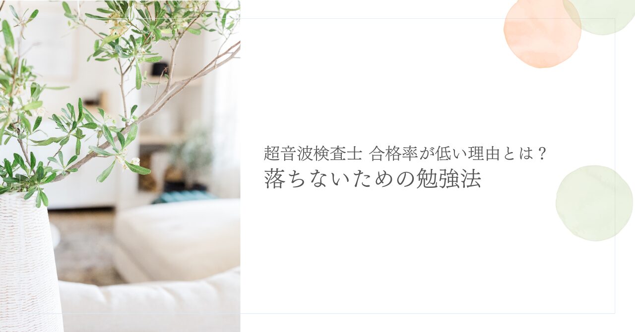 超音波検査士に再挑戦するための勉強環境の整え方
