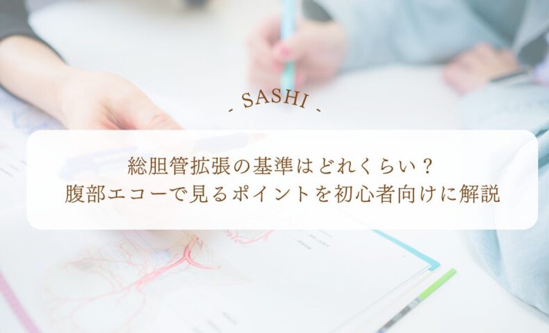 総胆管拡張の基準と腹部エコーで見るポイントを初心者向け解説