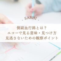 側副血行路をエコーで見つける観察ポイントと意味を解説