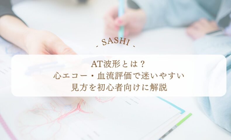 AT波形と心エコー血流評価で迷いやすい見方を解説