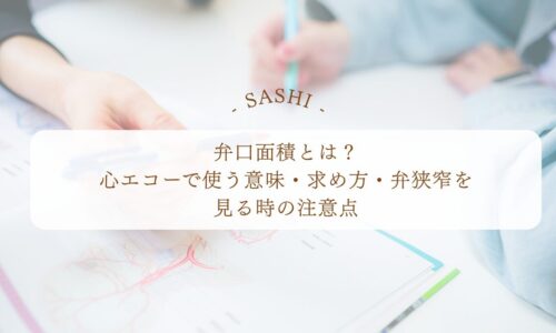 心エコーで見る弁口面積の意味と弁狭窄の注意点