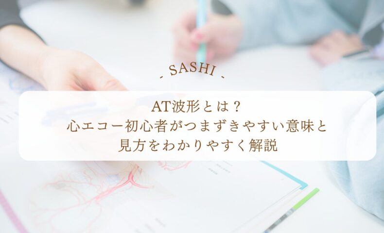 AT波形の意味と見方を心エコー初心者向けにわかりやすく解説
