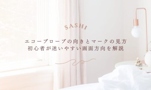 エコープローブの向きとマークの見方を初心者向けに解説