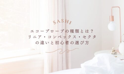 エコープローブの種類と初心者向け選び方を解説