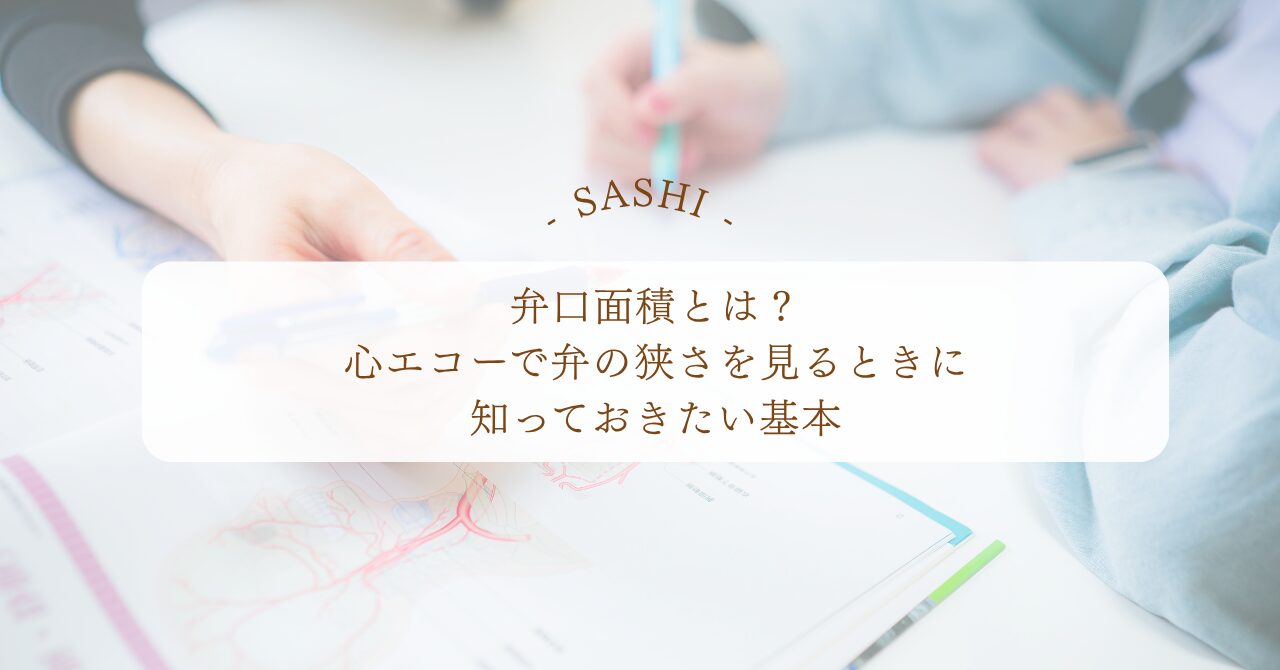 弁口面積を心エコーで評価する基礎知識