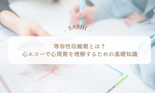 等容性収縮期と心周期を理解する基礎知識