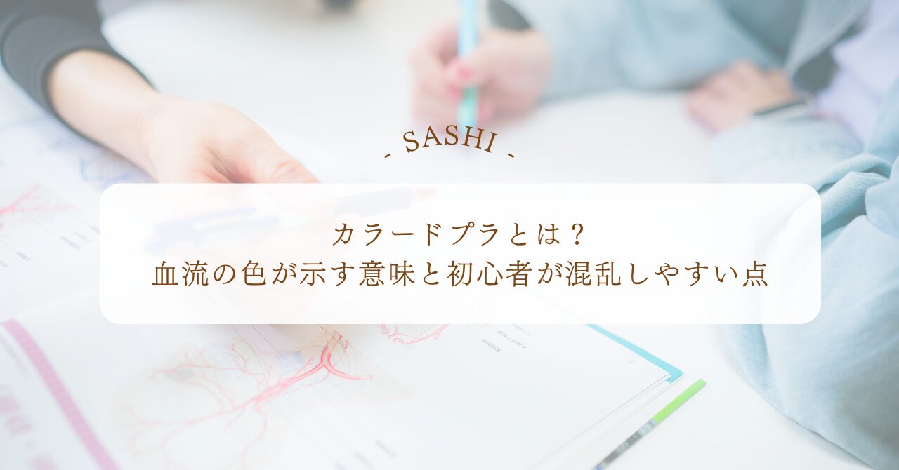 カラードプラで血流の色を理解する初心者向け基礎