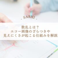 散乱でエコー画像のざらつきと見えにくさを理解する