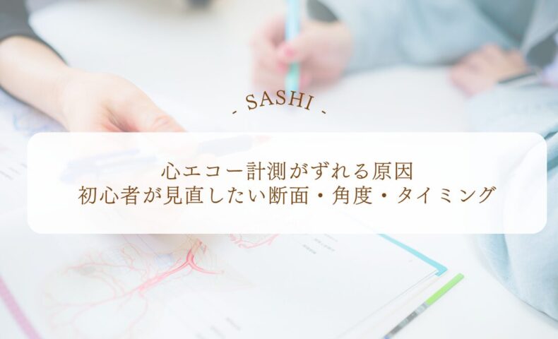 心エコー計測がずれる原因と断面・角度の見直し方